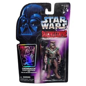 Star Wars Chewbacca In Bounty Hunter Disguise Shadows Of The Empire VTG New '96